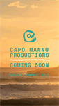 Mobile Screenshot of capomannuproductions.com